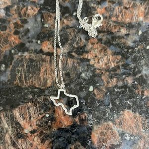 Silver Texas necklace